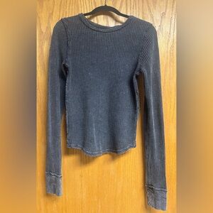 We The Free Black (Washed) Roll With It Thermal